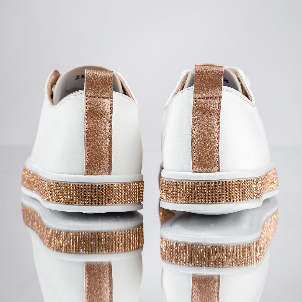Дамски спортни обувки Myles Розово/златист #13679