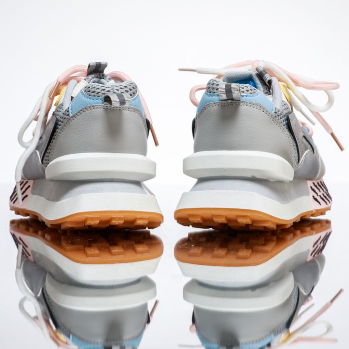 Дамски спортни обувки Jason Сив/Син #13410