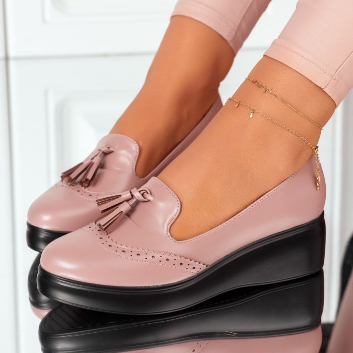 Ежедневни дамски обувки Lana бежово #9120