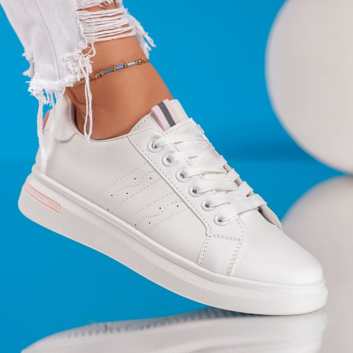 Дамски спортни обувки Serenity Бяло / Розово #9249