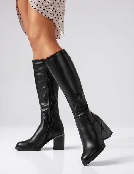 Tatiana Fekete Női Rövid Csizma #17360