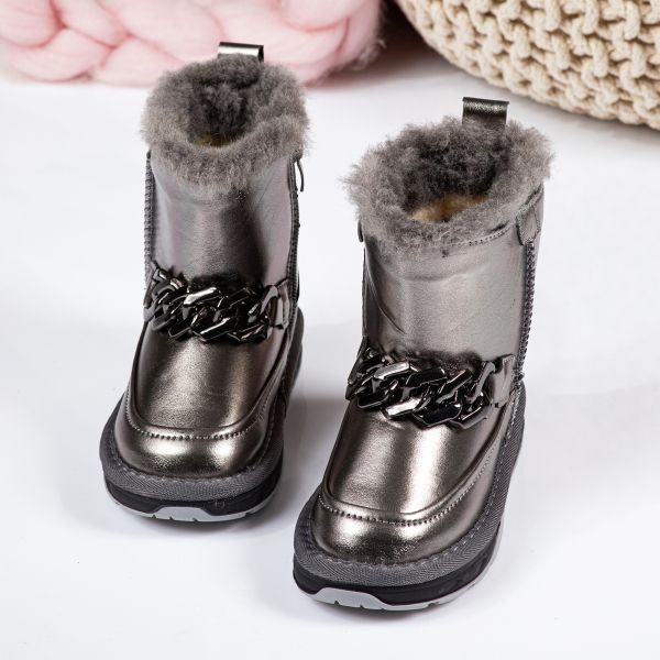 Adina2 Szürke Lány Csizma #17868