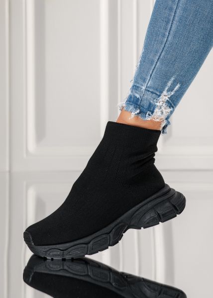 Luana  Női Sportcipő Fekete Textilből #18014