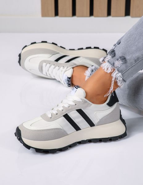 Bia Női Sportcipő Fekete Ökológiai Bőrből #18666