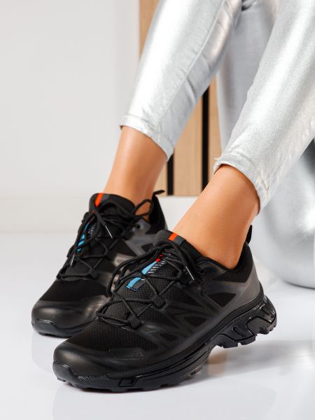 Ruth Női Sportcipő Fekete Textil Anyagból #19337