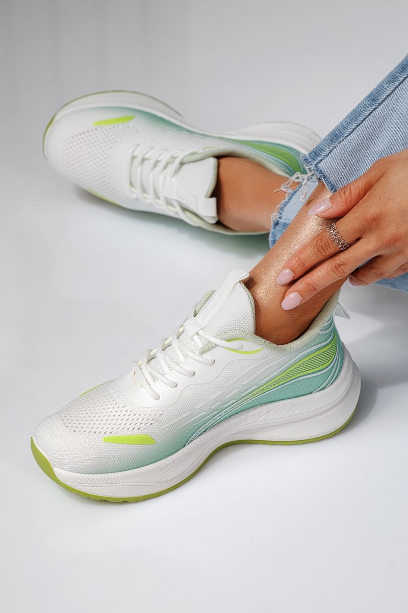 Gala Női Sportcipő Zöld Textil Anyagból #20755