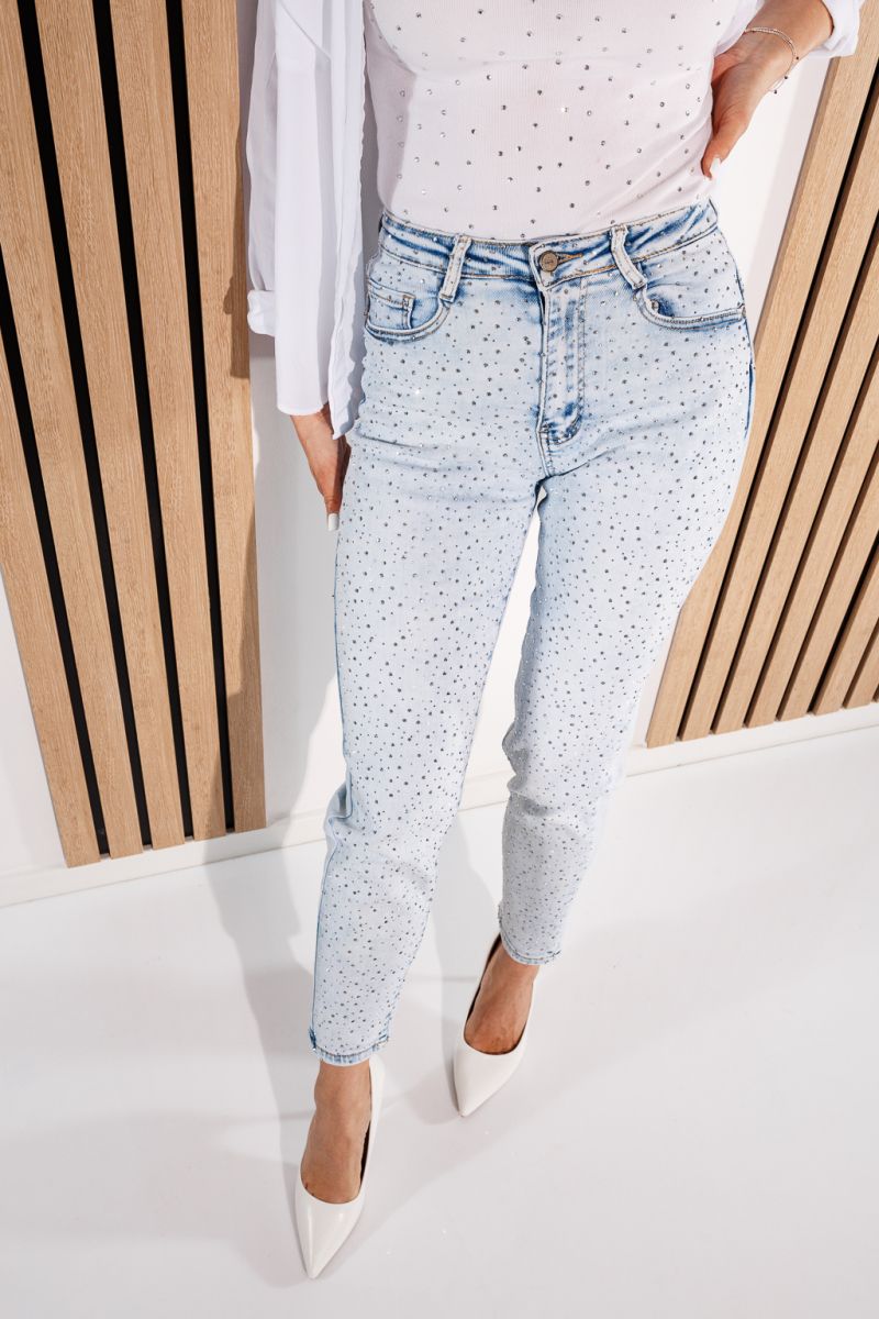 MomFit női farmer Anica kék #A906 