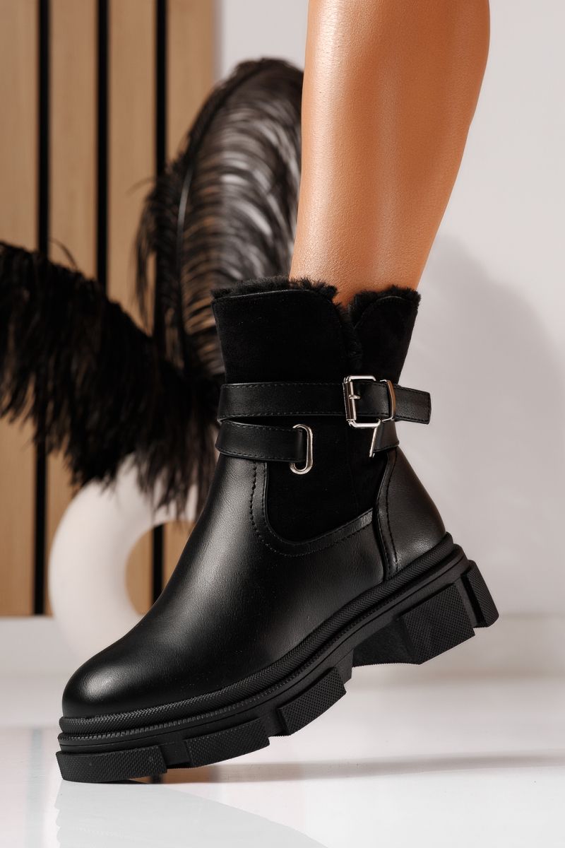 Oszi női bakancs Fekete Prestige #8866M