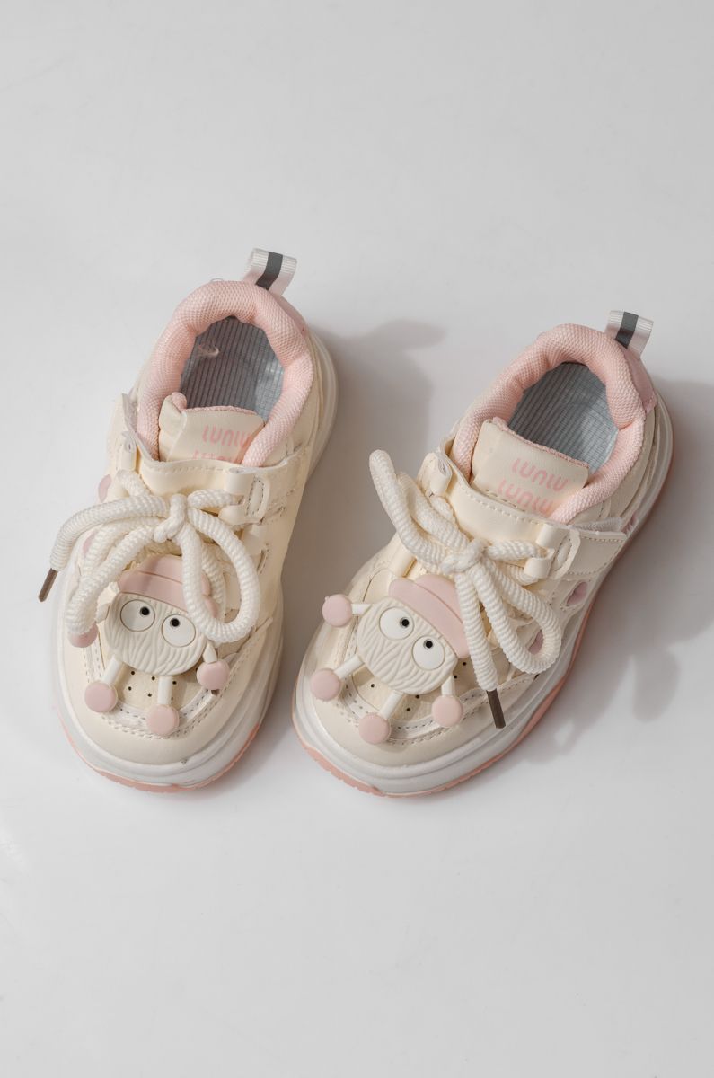 Gyerekcipők rózsaszín öko bőrből készült Briana #24046