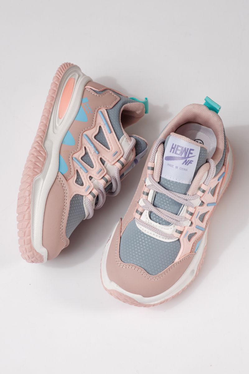 Gyerekcipők rózsaszín öko bőrből készült Calista #24366