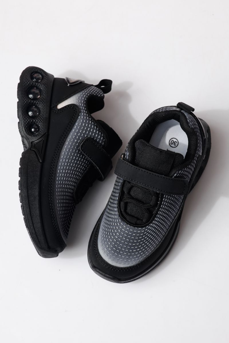 Gyerekcipők fekete textil anyagból készült Victoria #24357