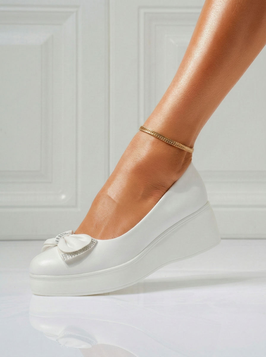 Andra Fehér Női Alkalmi Cipő #15968