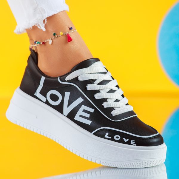 Kate Női Fekete Sportcipő #9557