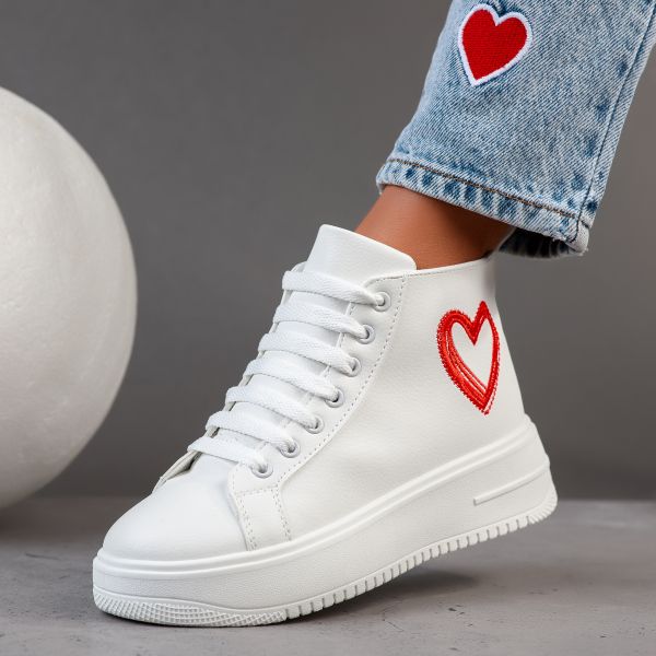 Parma Női Fehér Sportcipő #12048