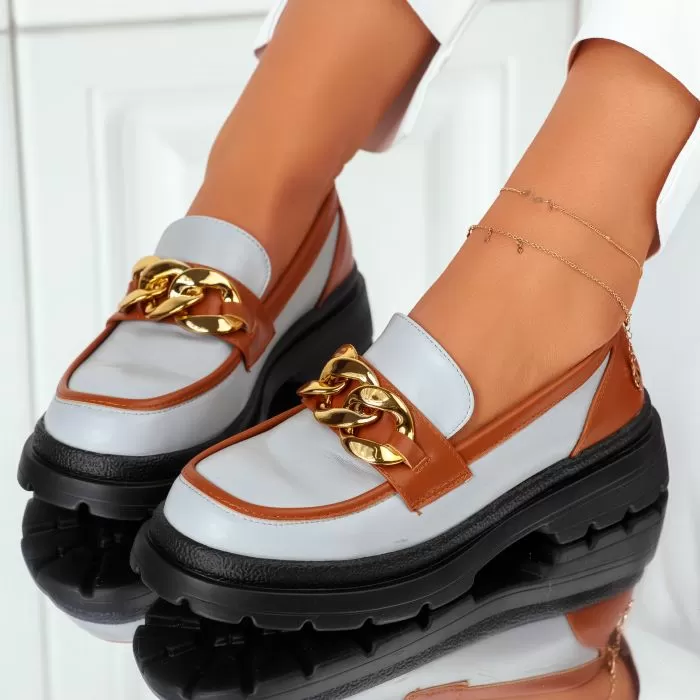 Pantofi Casual Dama Lucia Gri #9089