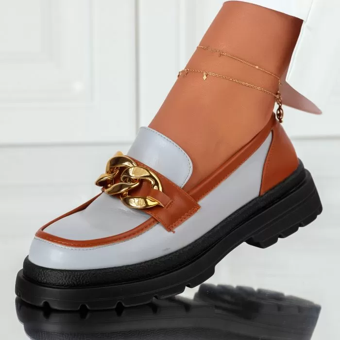 Pantofi Casual Dama Lucia Gri #9089