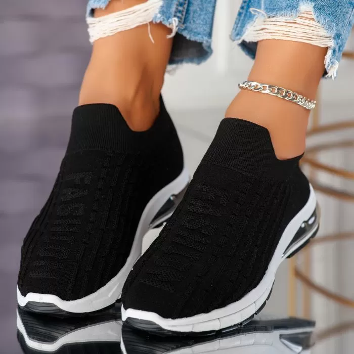 Amanda2 Női Fekete Sportcipő #10728