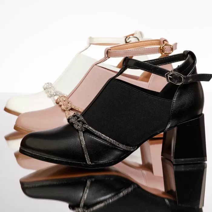 Botine Dama Rose Bej #13512