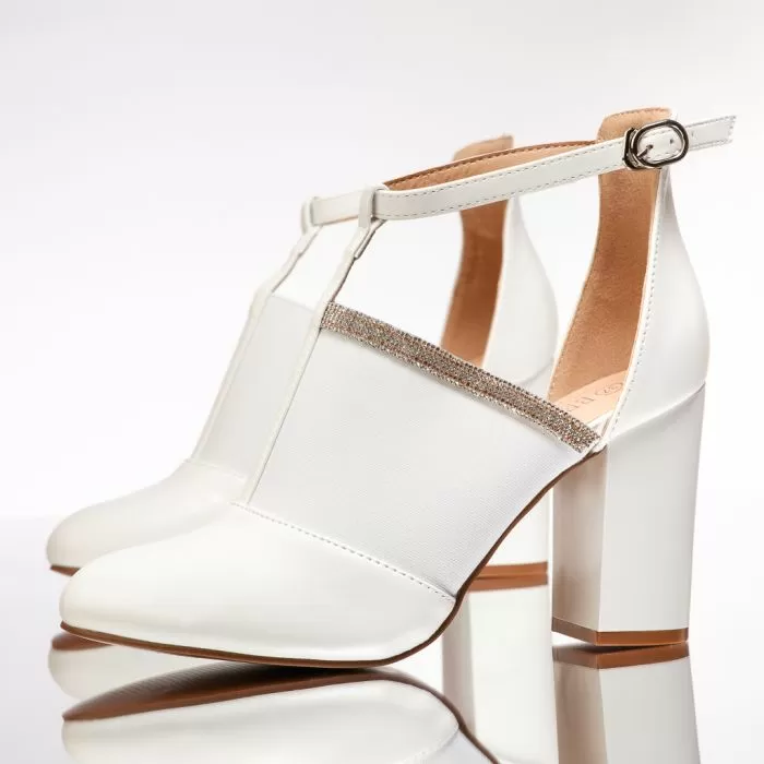 Botine Dama Bailey Albe #13518