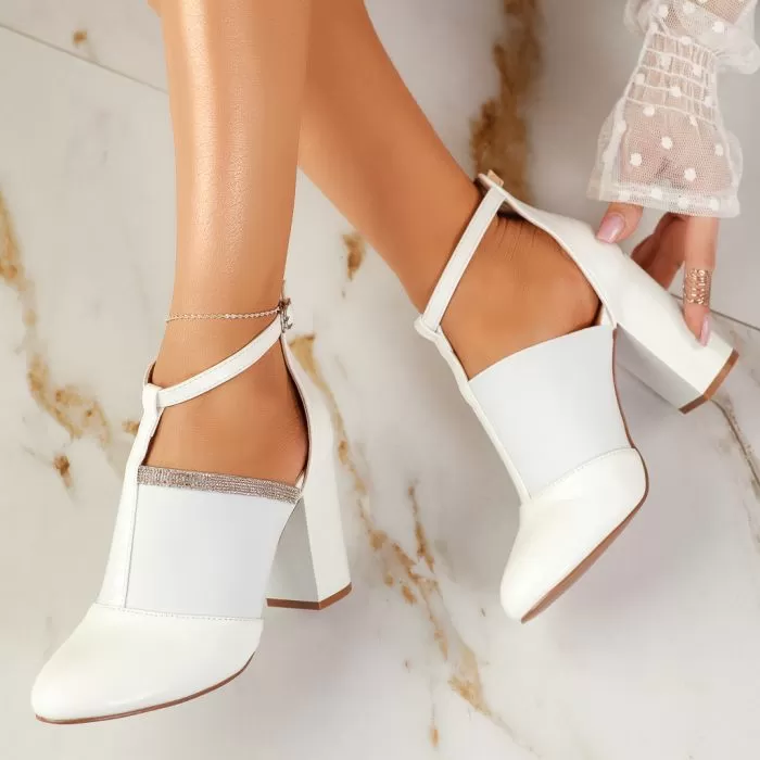 Botine Dama Bailey Albe #13518