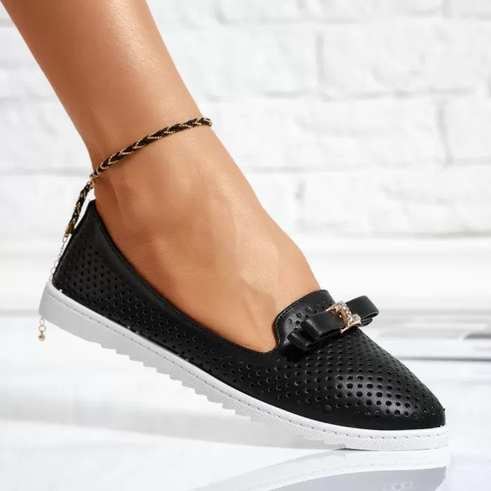 Zoe Női Fekete Balerina Cipő #14003