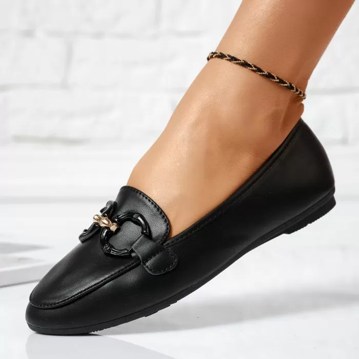 Cleopatra Női Fekete Balerina Cipő #14020