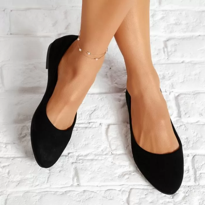 Anastasia Női Fekete Balerina Cipő #14059
