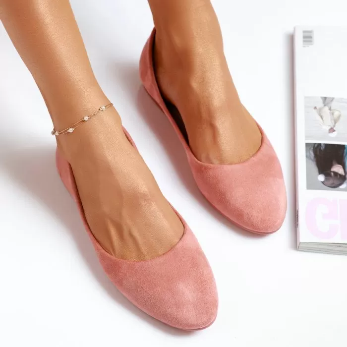 Anastasia Női Rózsaszín Balerina Cipő #14063