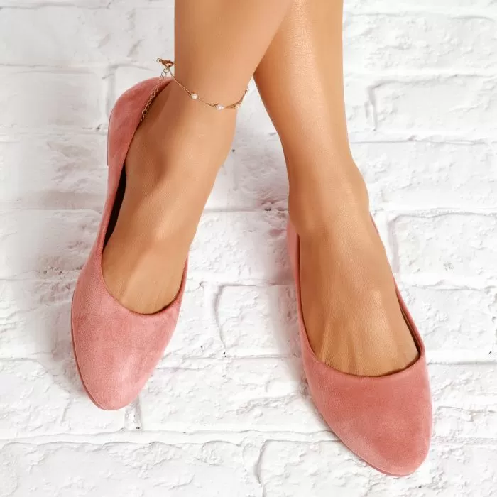 Anastasia Női Rózsaszín Balerina Cipő #14063