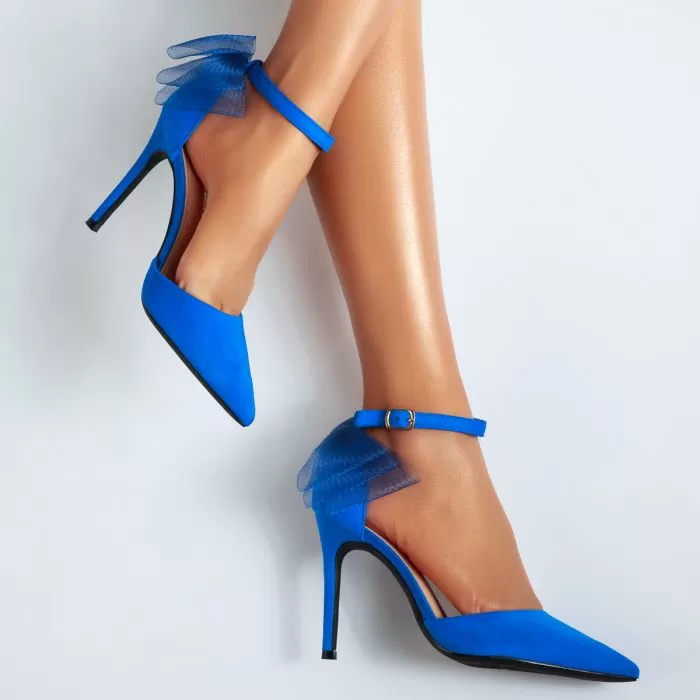 Pantofi Dama cu Toc Taylor Albastri #14099
