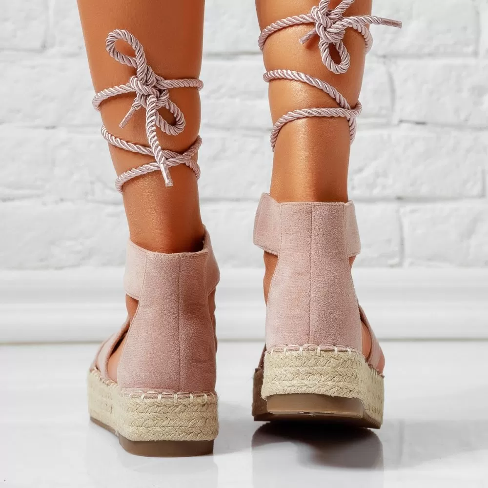 Miha Nude Sandale Dama cu Paltforma #15150