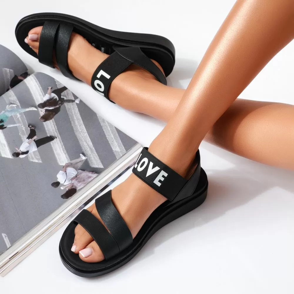 Sandale Dama Talpa Joasa Maeve Negre #15652
