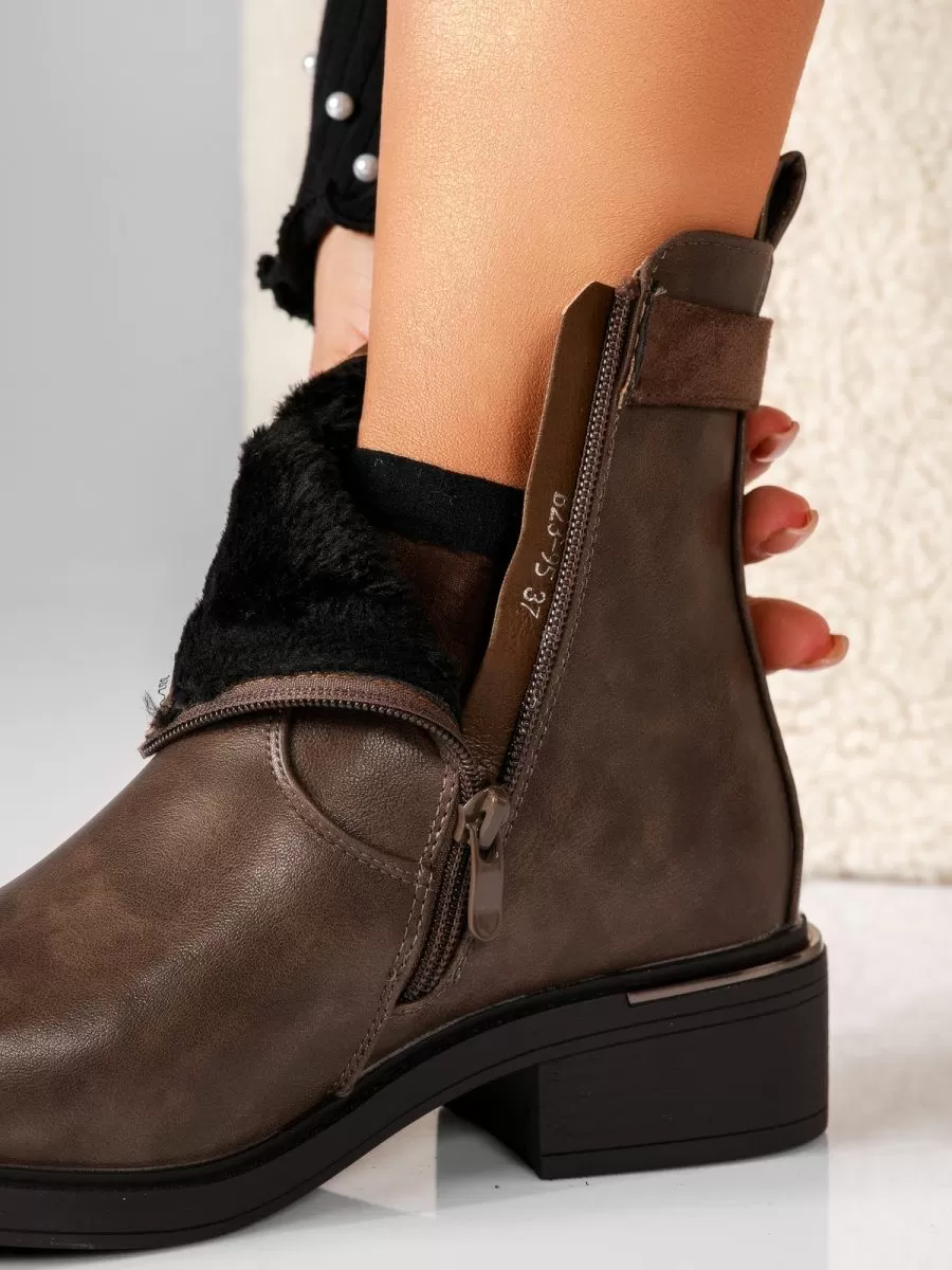 Női Adeline Boots Khaki #17626