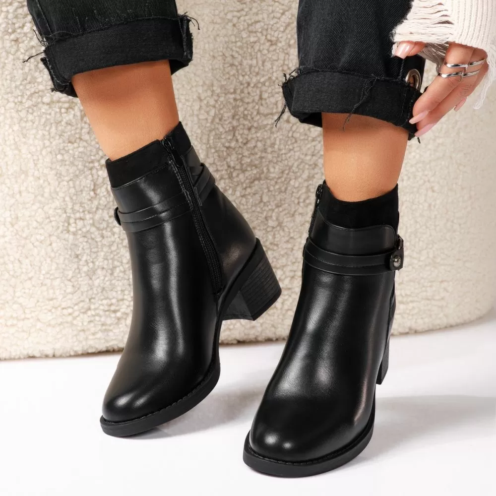Botine Dama Sarah Negre #17631