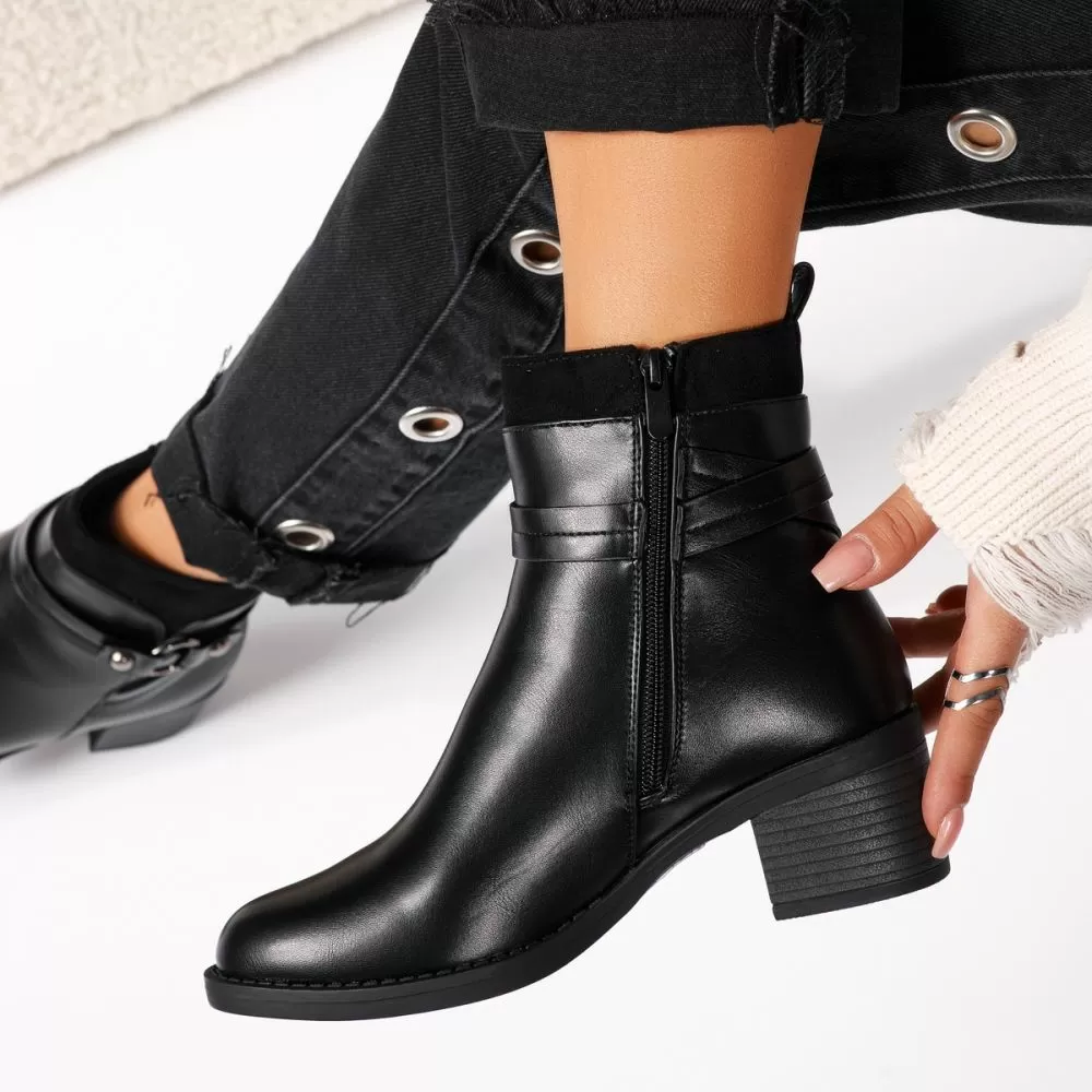 Botine Dama Sarah Negre #17631
