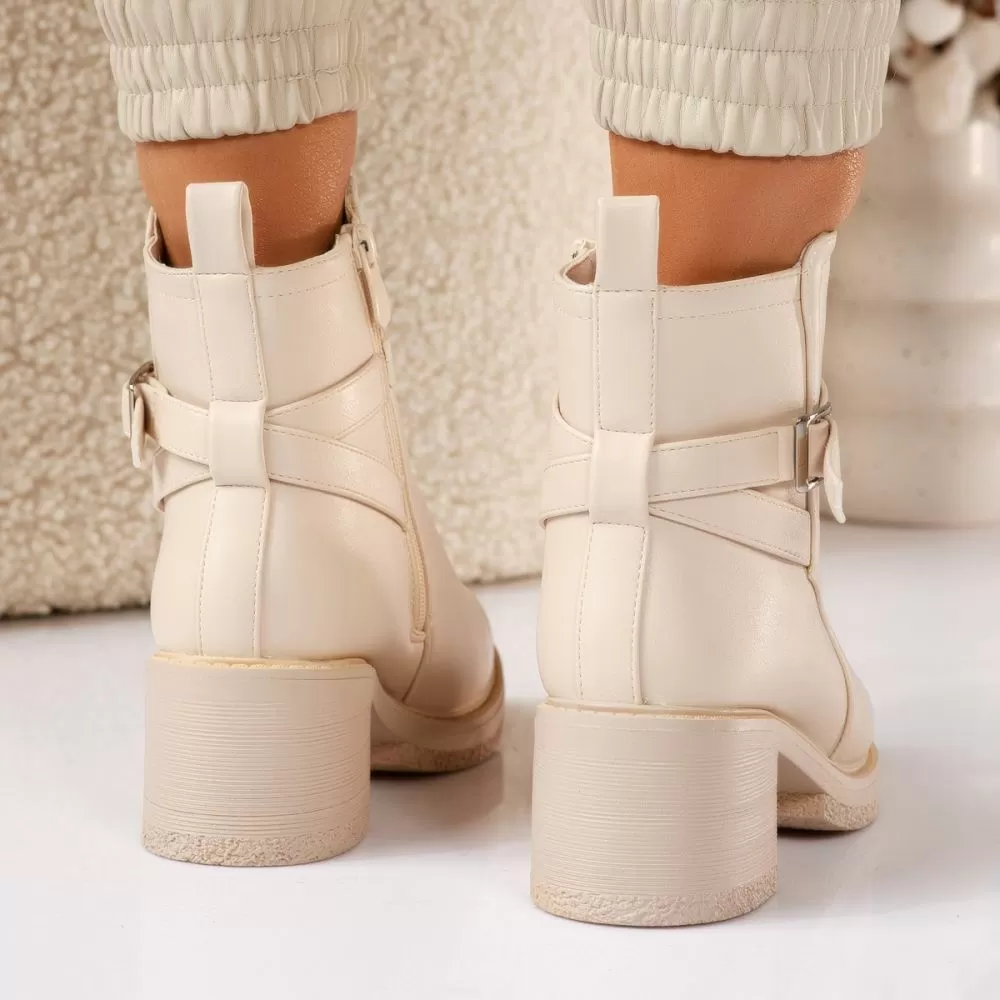 Botine Dama îmblanite Andrea Bej #17701