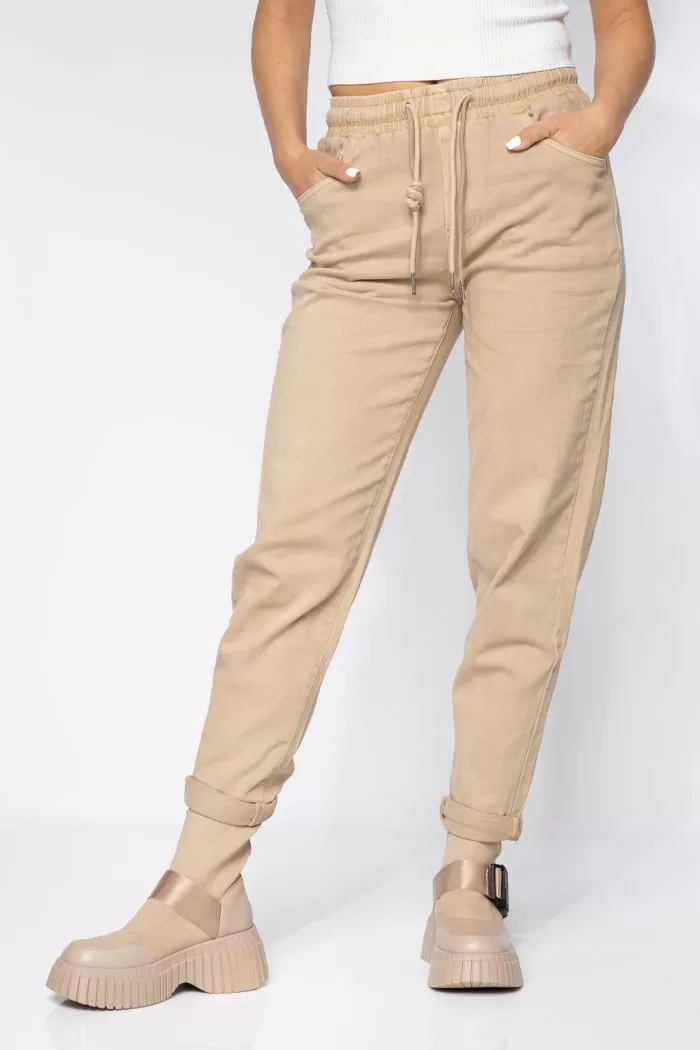 Zoe Bézs Női MomFit Farmer #A608