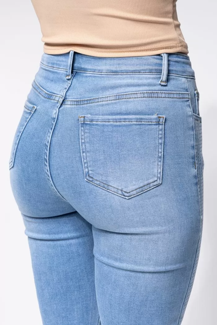Fiora Kék Skinny Női Farmer #A620