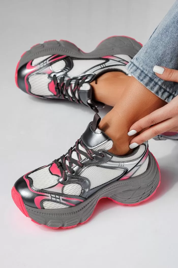 Anita Női Sportcipő Rózsaszín Textil Anyagból #20994
