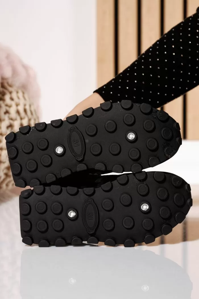 Betsy Gyerek Sportcipő Fekete Textil Anyagból #21019