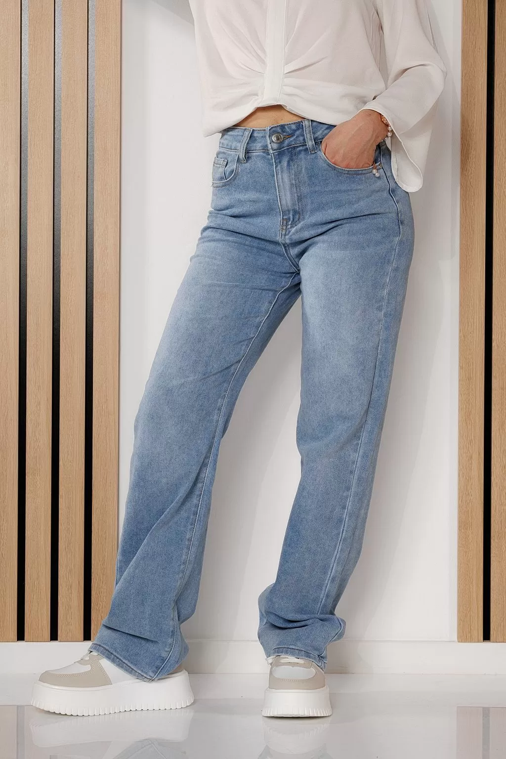 Pixie KékPixie Kék Női MomFit Farmer #A684