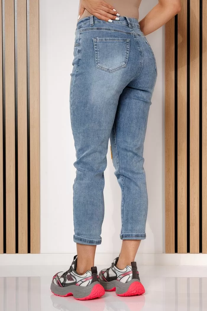 Carol Kék Női MomFit Farmer #A706