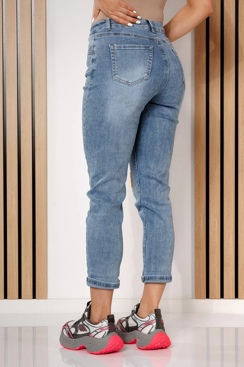 Carol Kék Női MomFit Farmer #A706