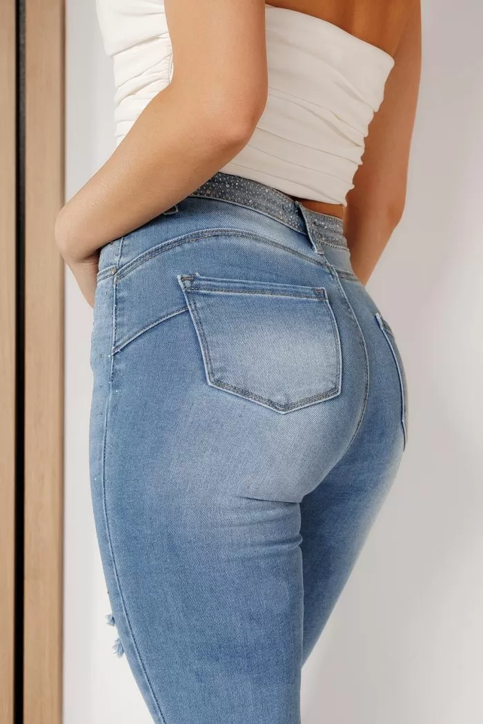 Női Skinny Farmer PushUppal