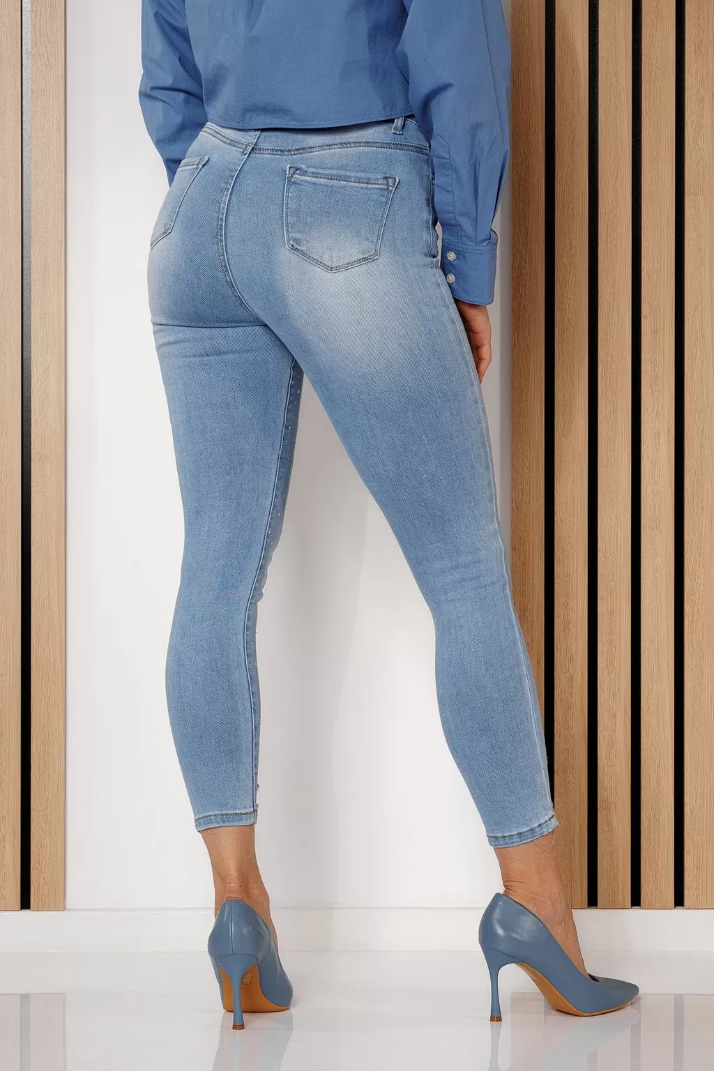 Maggie Kék Női Skinny Farmer #A710