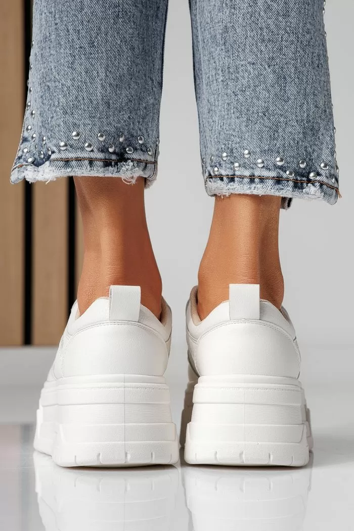 Adidasi dama khaki din piele ecologica Kayly #21060