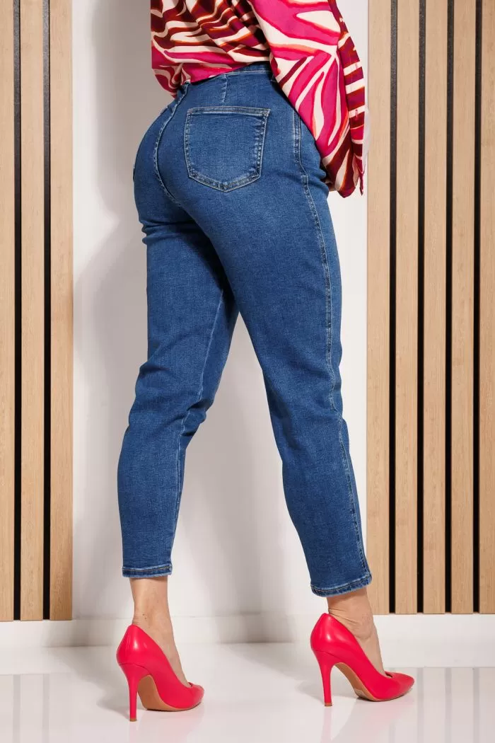 Női Mom Fit Alice Jeans kék #A739