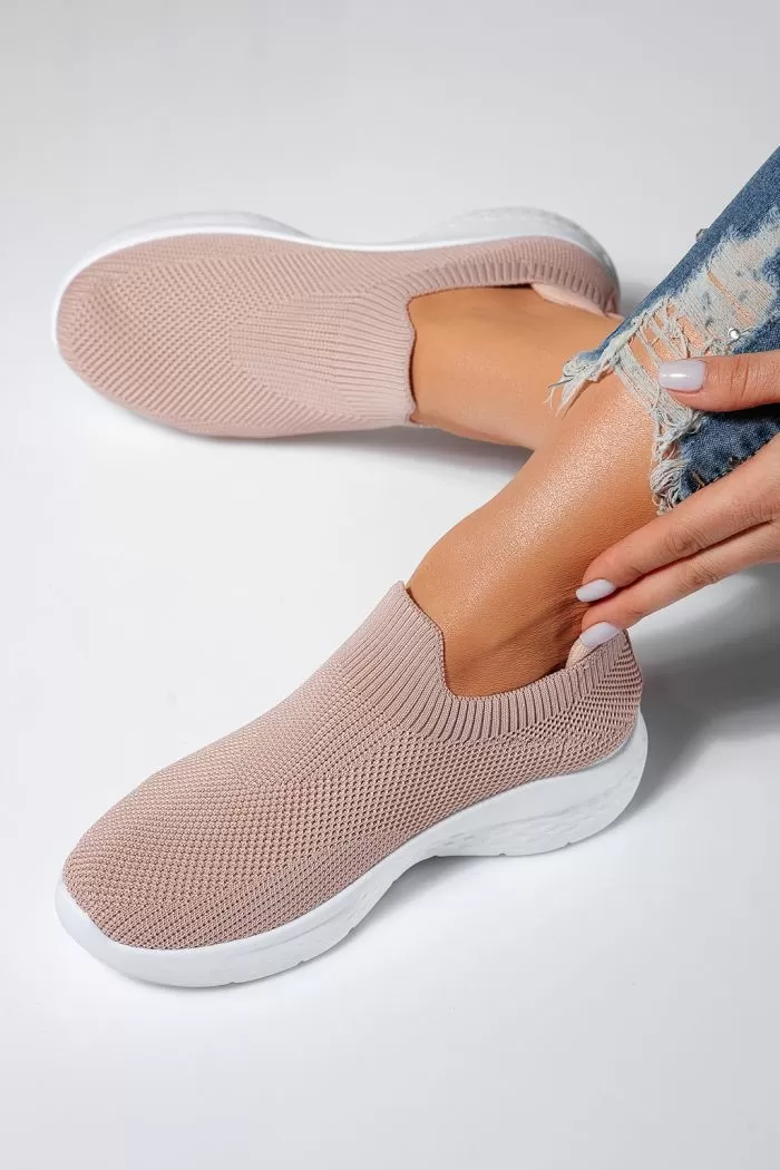 Női rózsaszín textil tornacipő Vivi #21108