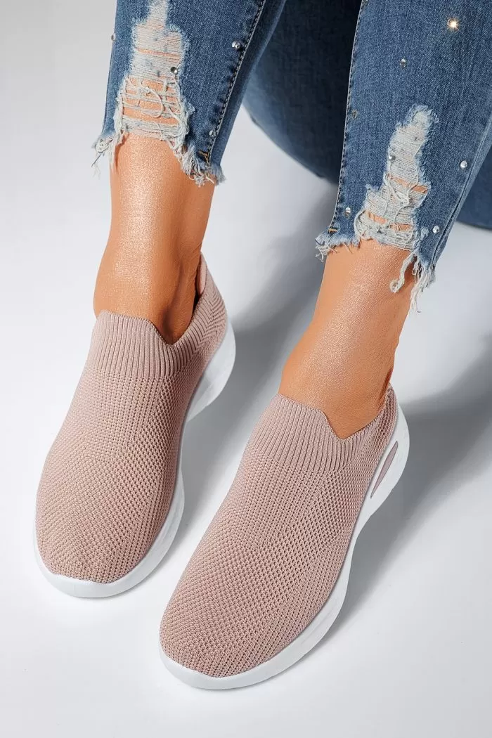 Női rózsaszín textil tornacipő Vivi #21108