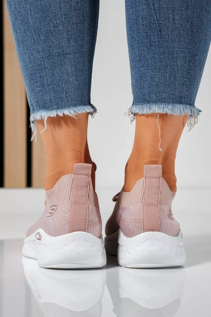 Női rózsaszín textil tornacipő Cici #21115
